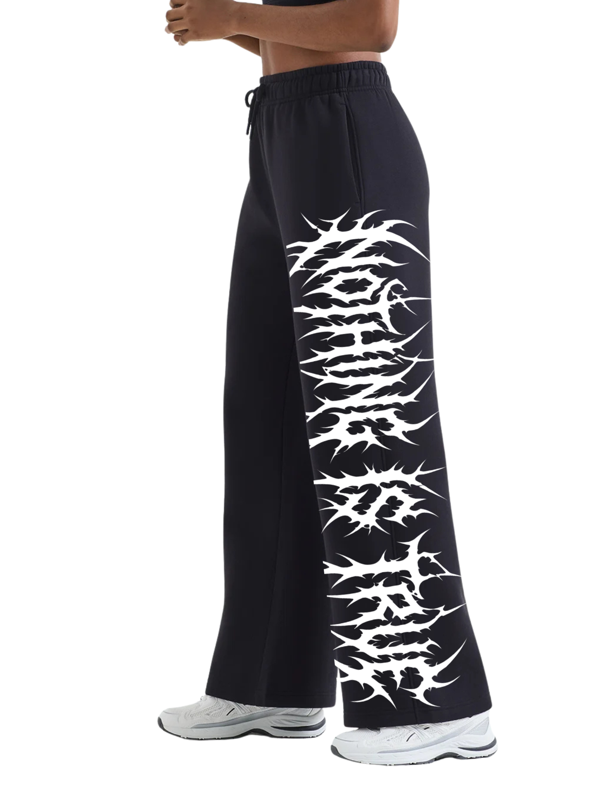 Death Metal Womens Wide Leg Joggers