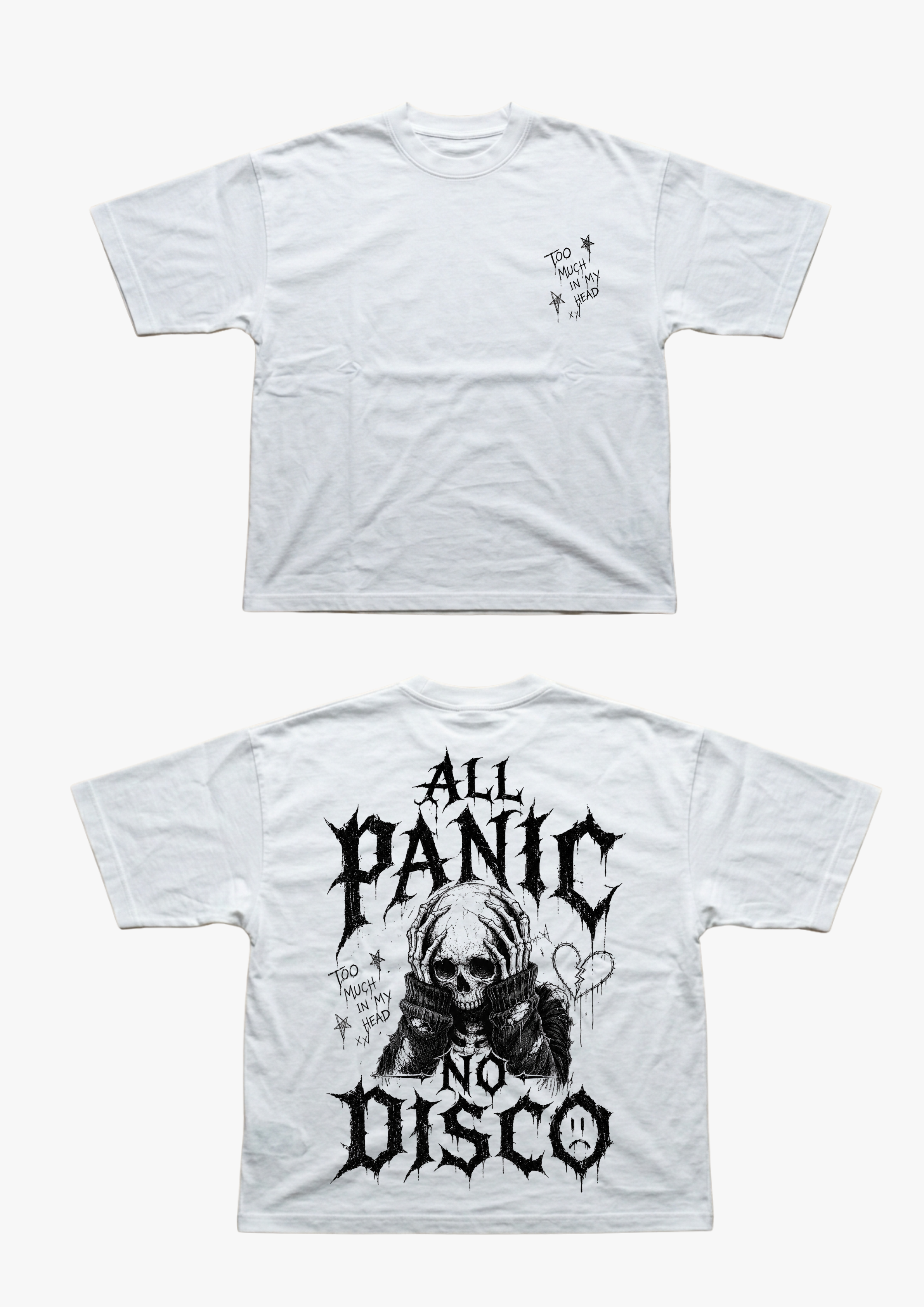 All Panic No Disco Adults Unisex Tee