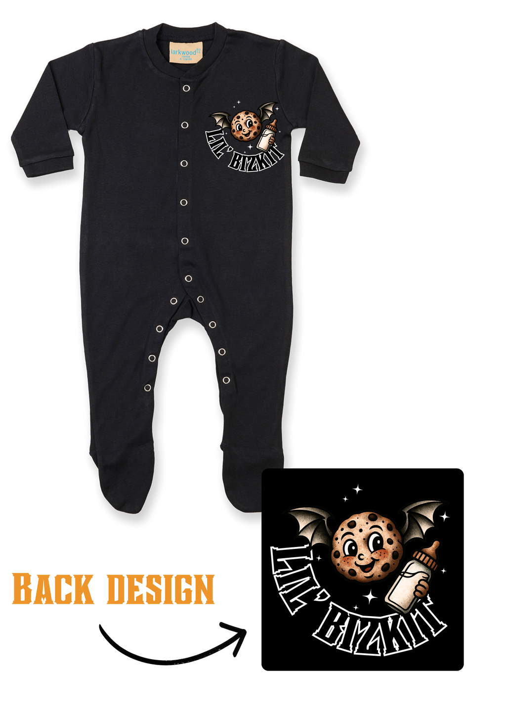 Printed Baby Button Up Sleep Suit