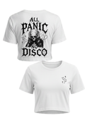 All Panic No Disco Women's Cropped Tee