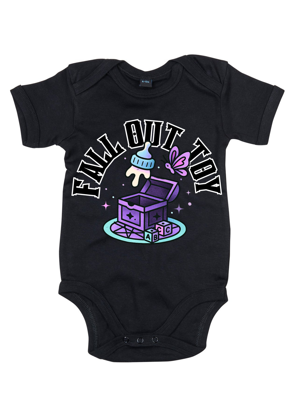 Pastel Goth Print Vests