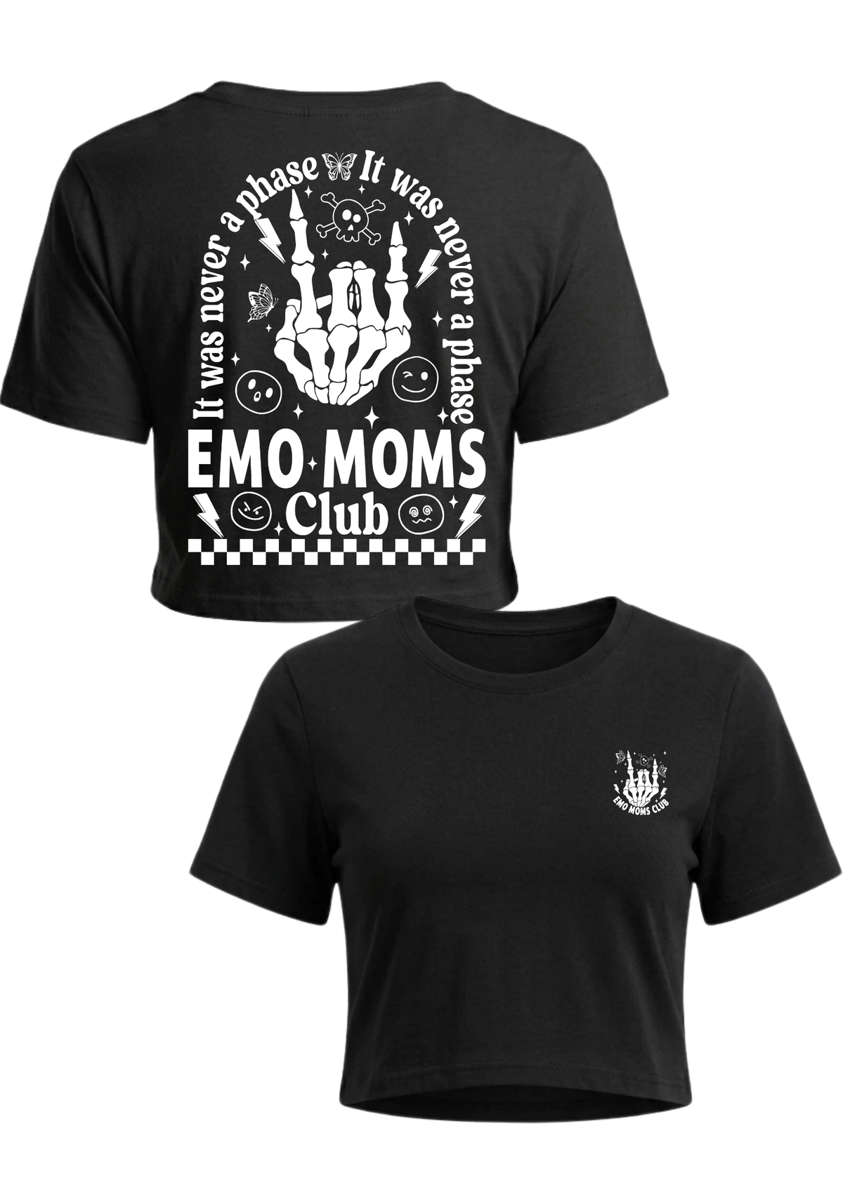 Emo Moms Club Cropped Tee