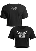Little Ray Of Pitch Black Cropped Tee