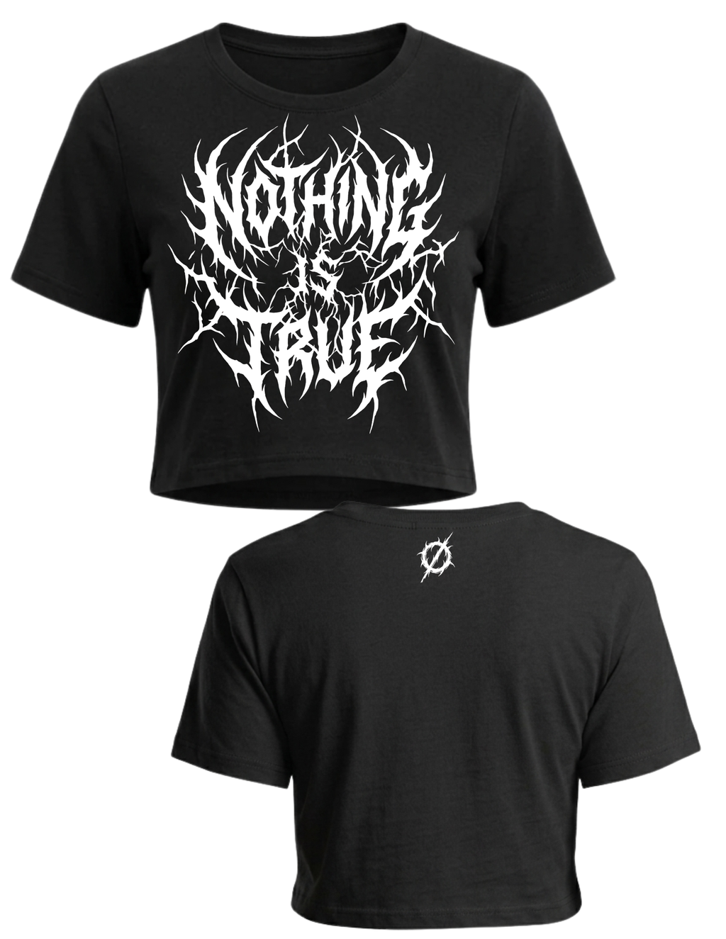 Death Metal Cropped Tee