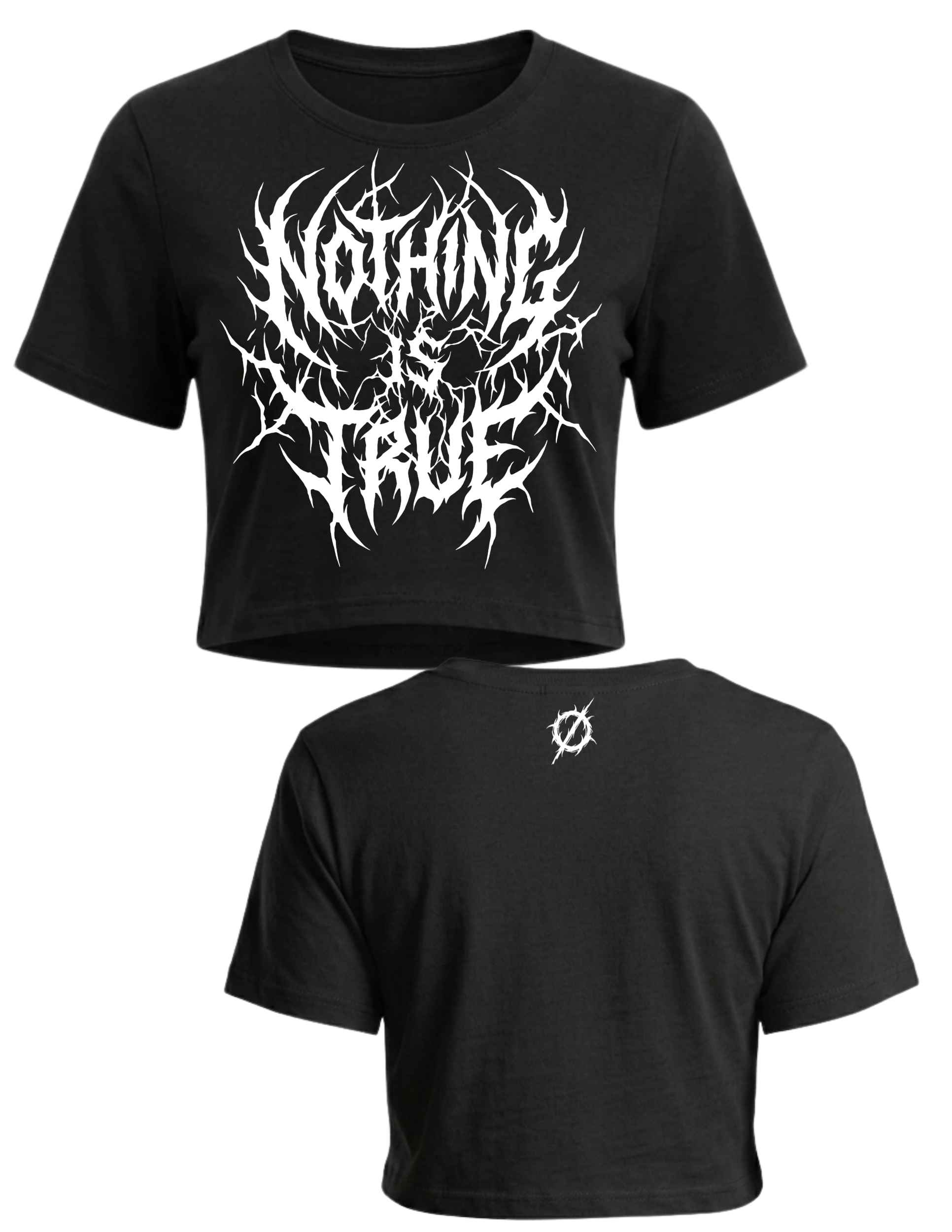 Death Metal Cropped Tee
