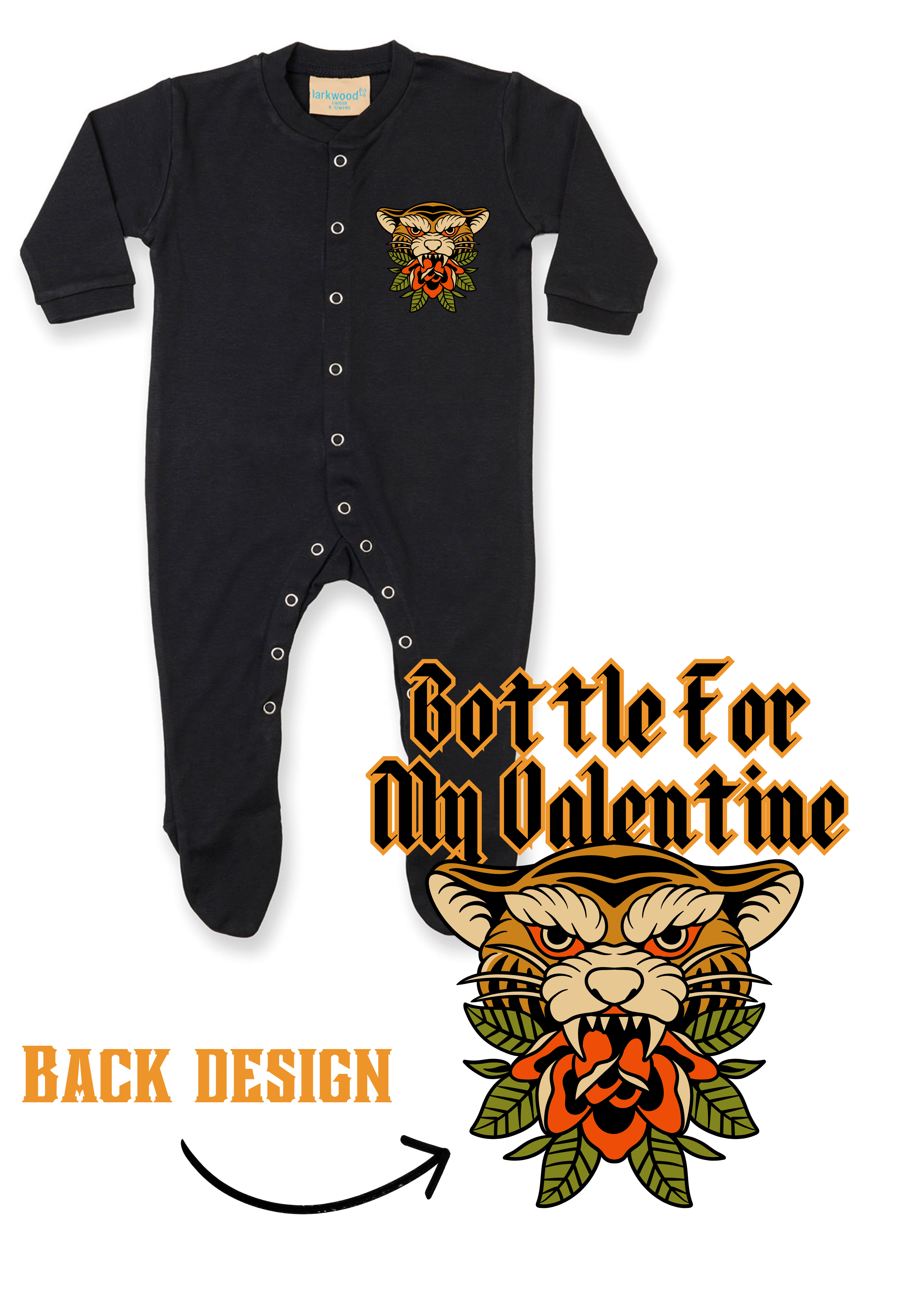 Printed Baby Button Up Sleep Suit