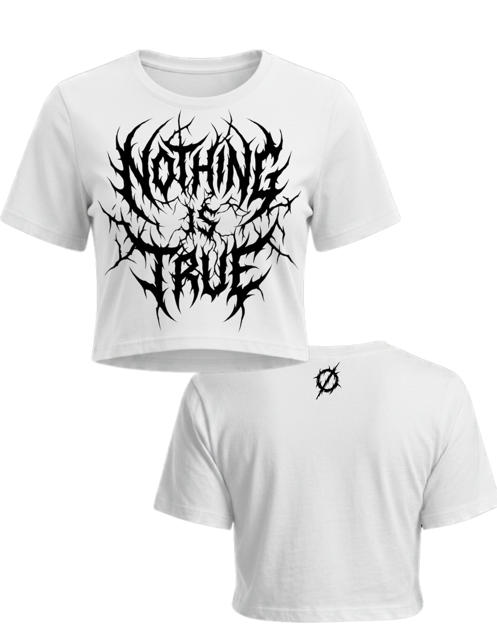 Death Metal Cropped Tee