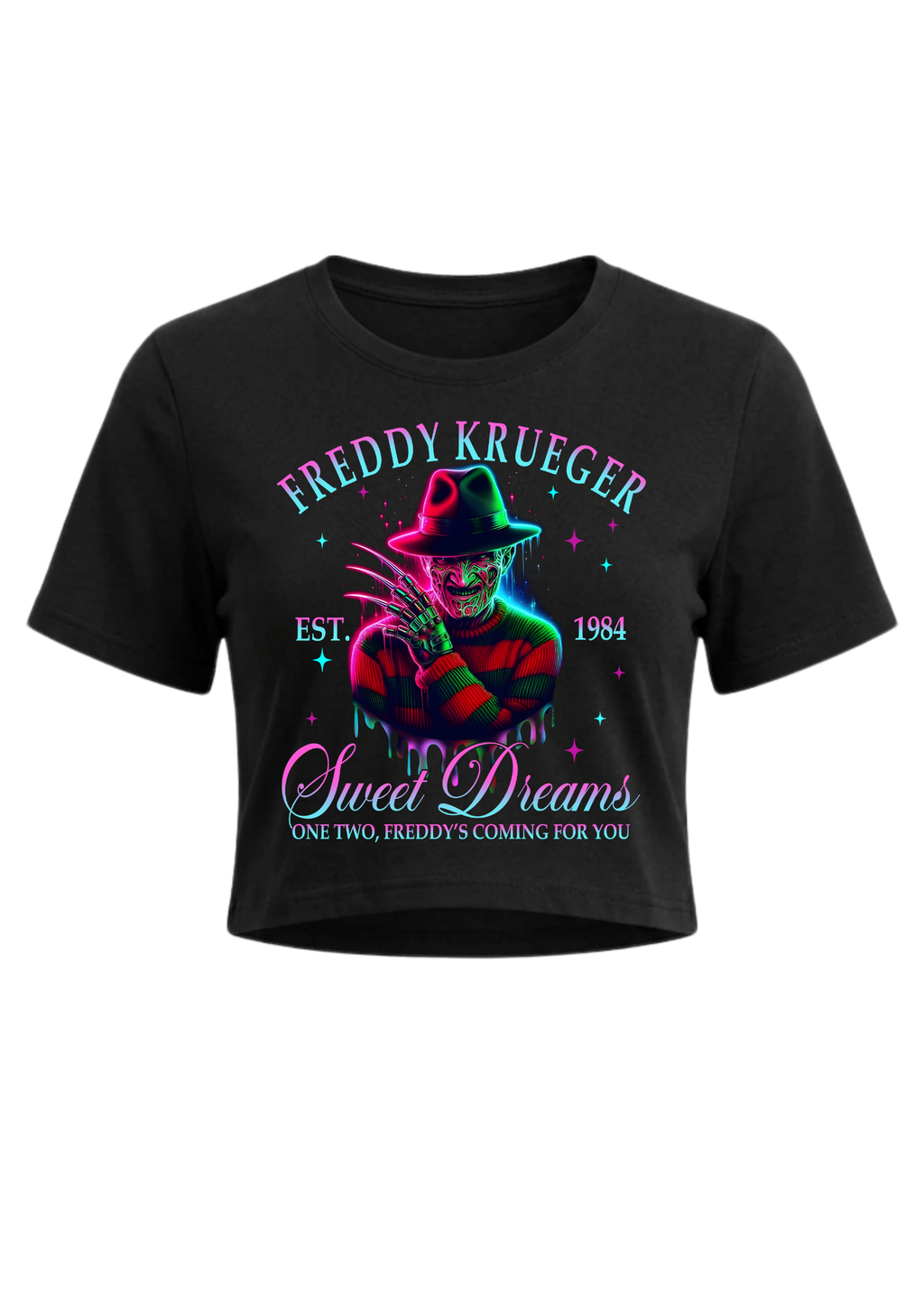 Horror Halloween Specials Crop Tees